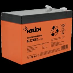 Свинцево-кислотна акумуляторна батарея MERLION GL1290F2 9А•г 12В
