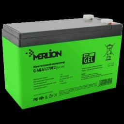 Свинцево-кислотна акумуляторна батарея MERLION G-MLG1270F2 7A•г 12В мультигель