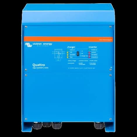 Інвертор VictronEnergy Quattro 24/5000/120-100/100 однофазний чиста синусоїда