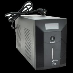Джерела безперебійного живлення Ritar RTM2000 (1200W) Proxima-D LCD, AVR, 2st, 3xSCHUKO socket, 4x12V7,5Ah