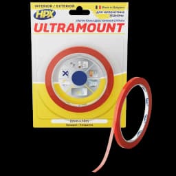 Стрічка двохстороння HPX UM0610 ULTRA MOUNT 6мм х 10м