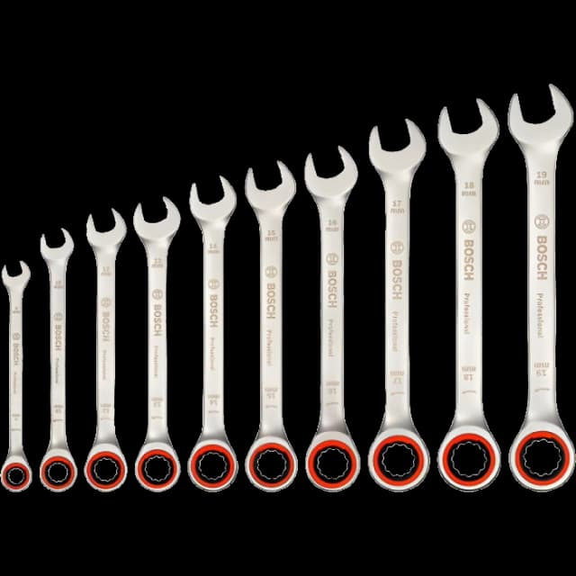 Набір ключів комбінованих Bosch Professional (1600A02AU0) 10 шт