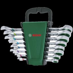 Набір ключів комбінованих Bosch (1600A027PS) з тріскачкою 8 шт