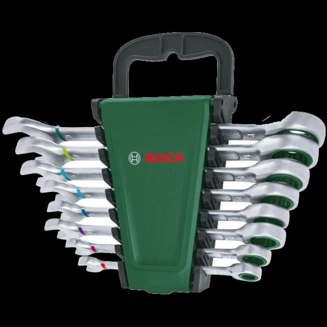 Набір ключів комбінованих Bosch (1600A027PS) з тріскачкою 8 шт