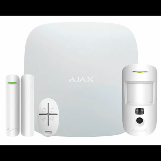 Комплект Ajax StarterKit Cam HDR white охоронної сигналізації