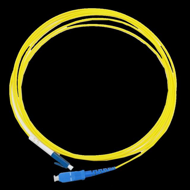 Патчкорд LC/UPC-LC/UPC SM 2м Simplex, Slim (2мм)