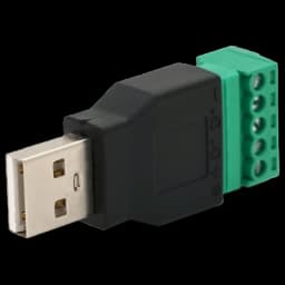 Роз'єм USB (5 контактів) з клемами під кабель