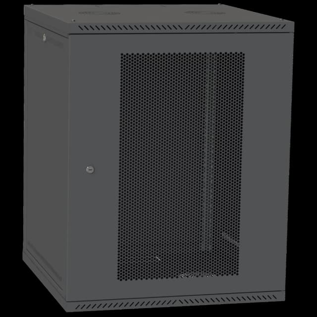 Шафа серверна IPCOM СН-15U 600х450 перфорація RAL9005