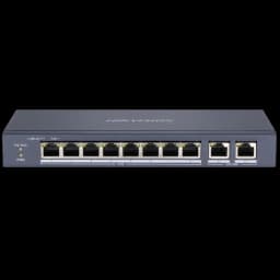 Комутатор 10 портів некерований Hikvision DS-3E0310P-E/M(B) PoE