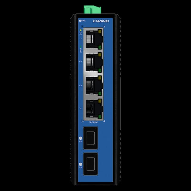 Комутатор 6 портів некерований Ewind EW-PIS1706-4FE