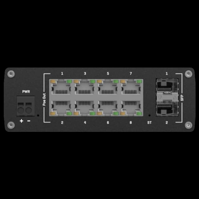 Комутатор 8 портів керований Teltonika TSW202 PoE+