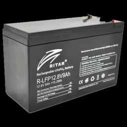 Літієва акумуляторна батарея Ritar LiFePO4 12.8В 9А•г