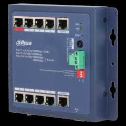 Комутатор 9 портів керований Dahua DH-CHS4110-8ET-90-F PoE