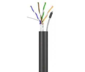 Кабель OK-net трос 500м КППЕт-ВП (100) 4 2 0,51 (FTP-cat.5E) OK-net, СU, ПЭ, экр., З трос. 7 * 0,5