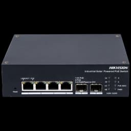 Комутатор 4 порти керований Hikvision DS-3T1506HP-EI-UPS PoE