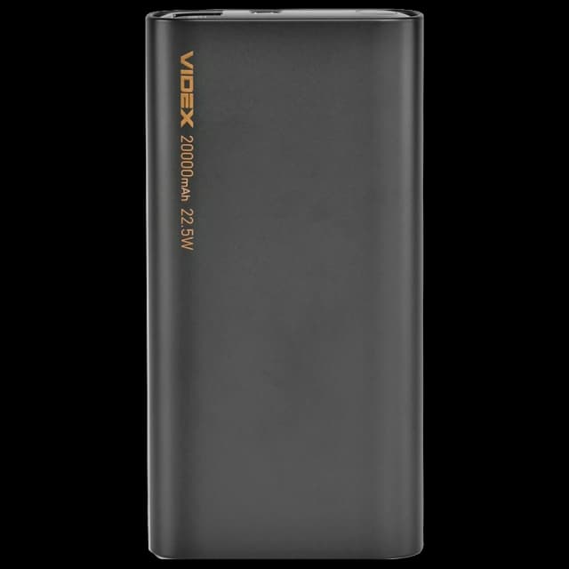 Повербанк VIDEX VPB-320 22.5W Black 20000mAh