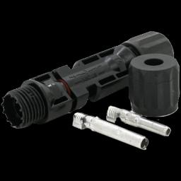 Конектор для монтажу сонячних систем МС4 1000V30A-IP67