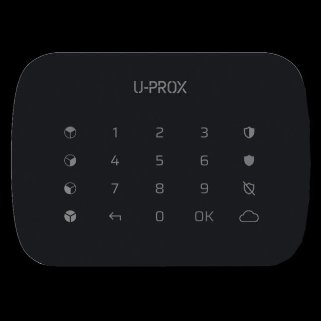 Бездротова сенсорна клавіатура для чотирьох груп U-Prox Keypad G4 Black