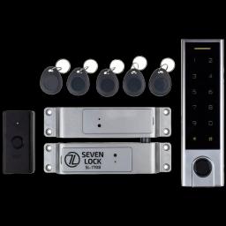 Бездротовий біометричний комплект контролю доступу SEVEN LOCK SL-7708F