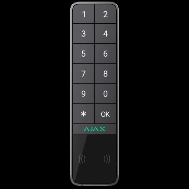 Бездротова клавіатура Ajax Keypad Outdoor graphite