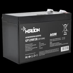 Акумуляторна батарея MERLION AGM GP1290F2B 12В 9А•г