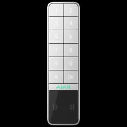 Бездротова клавіатура Ajax KeyPad Outdoor Jeweller (8EU) ASP white