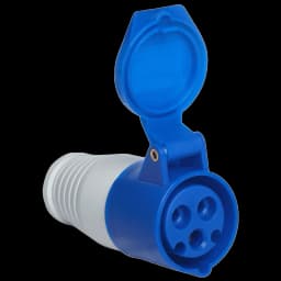 Розетка переносна UEA 213 16А 220В 2Р+Е IP44