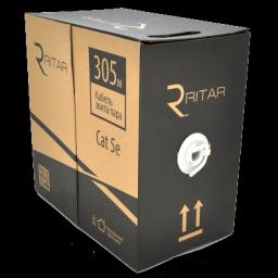 Кабель Ritar внутрішній КВПЕ FTP CCA (4*2*0.51) 4p 24 AWG (305м)