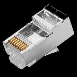 Конектор екранований RITAR RJ-45 8P8C FTP Cat-5 (100шт)