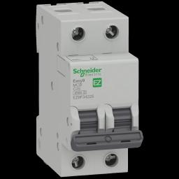 Автоматичний вимикач (АВ) Easy9 Schneider Electric EZ9, 2Р, 25А "С"