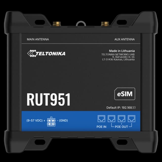 Маршрутизатор Teltonika RUT951 POE+ (RUT951B10J00)