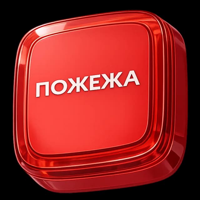 Cповіщувач Ajax EN54 FireProtect (VAD) red пожежний світловий "ПОЖЕЖА"