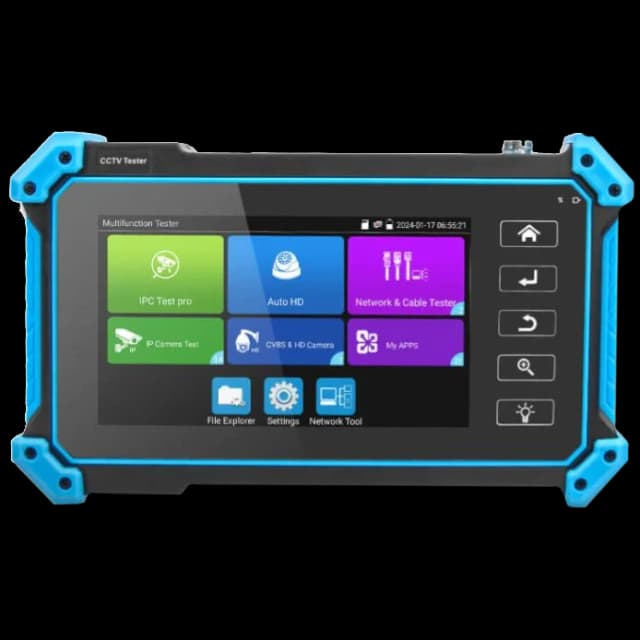 Тестер камер відеоспостереження NOYAFA NF-IPC715SDI IP, аналог, HD-Coax, HDMI, VGA, EX-SDI 8MP