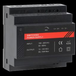 Блок живлення на DIN рейку DR12060-02 12V/5A