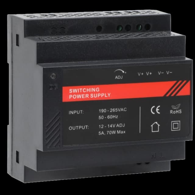 Блок живлення на DIN рейку DR12060-02 12V/5A
