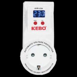 Реле напруги в розетку KEBO KVP-13A 2-13A 140-260V