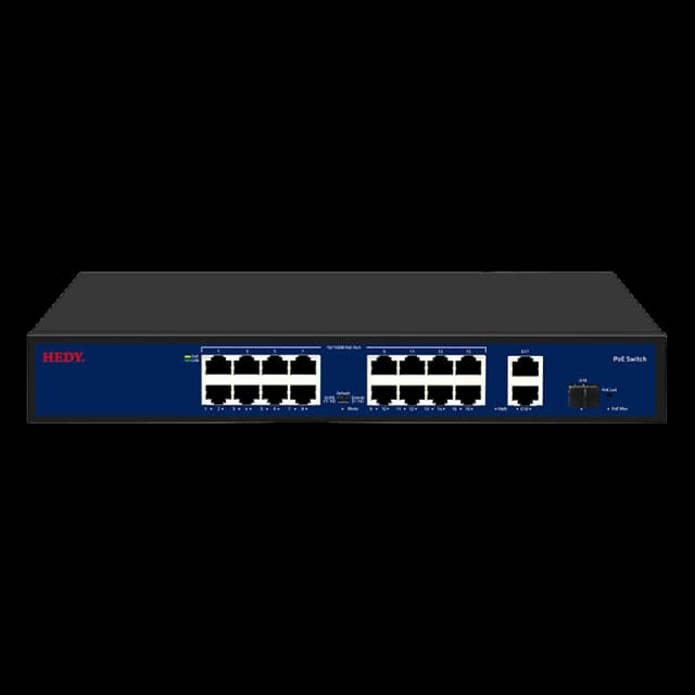 Комутатор 19 портів некерований Hedy HN16H2G1S-200-V1 16+2+1SFP
