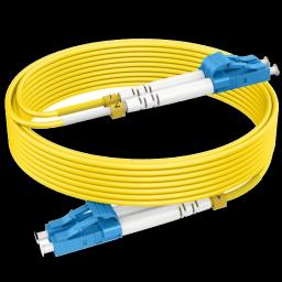 Патчкорд оптичний LC/UPC-LC/UPC SM 1м Simplex Slim 2мм