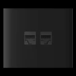 Фронтальна панель Ajax CenterCover (LAN) vertical Black