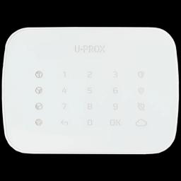 Бездротова сенсорна клавіатура для чотирьох груп U-Prox Keypad G4 White