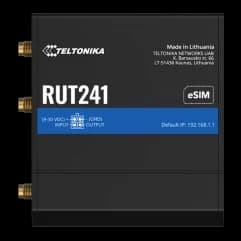 Промисловий стільниковий маршрутизатор Teltonika RUT241 з 4G LTE, Wi-Fi, eSIM