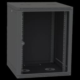 Шафа серверна IPCOM СН-18U 600х450 скло RAL9005