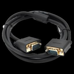 Кабель VEGGIEG VG-1.5 VGA 3 + 6 (тато-тато) OD-6.5мм 1 ферит