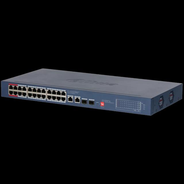 Комутатор 26 портів керований Dahua DH-CS4228-24GT-375 PoE