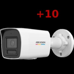 Комлпект IP відеокамер Hikvision DS-2CD1027G3-LIUF 2МП (2.8мм) 100+10