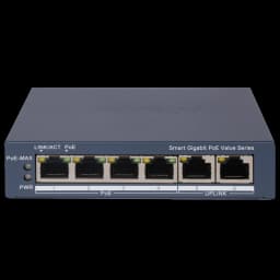 Комутатор 6 портів керований Hikvision DS-3E1506P-EI/MPoE