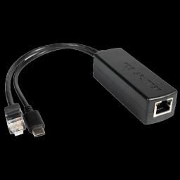 Poe спліттер AOT-0524 48V-5V RJ45 Type-C 5V 2.4А
