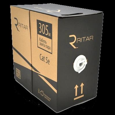 Кабель Ritar внутрішній КВП UTP CCA (4*2*0.48) 4p 24 AWG (305м)