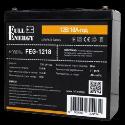 Літієва акумуляторна батарея Full Energy FEG-1218 LiFePO4 12.8В 230А•г