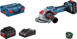 Шліфмашина кутова акумуляторна Bosch Professional GWX 18V-15 SC X-LOCK Bluetooth 125мм 18В 2x8А·год 3400-11000об/хв 3.3кг кейс